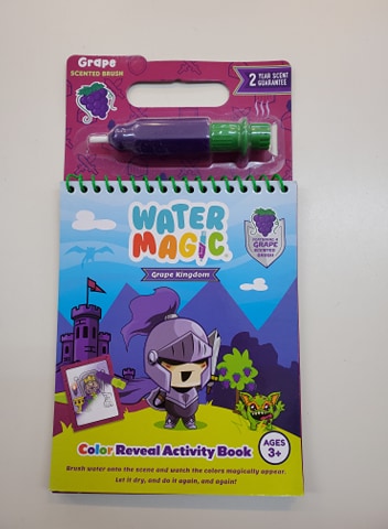 Water Magic Activity Book w/scented Brush-8 varieties