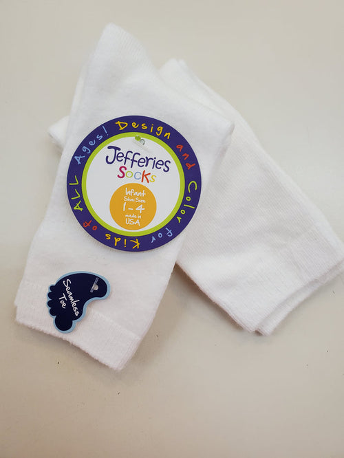White Knee High Socks-2 pack (White or Navy)