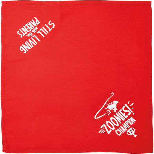 Zoomies Champion/Live With Parents Reversible Bandana